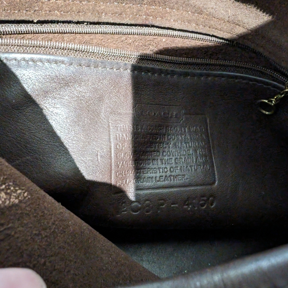 Vintage COACH 1450 Soho Fletcher‎ Saddle Shoulder Bag brown - Picture 4 of 12